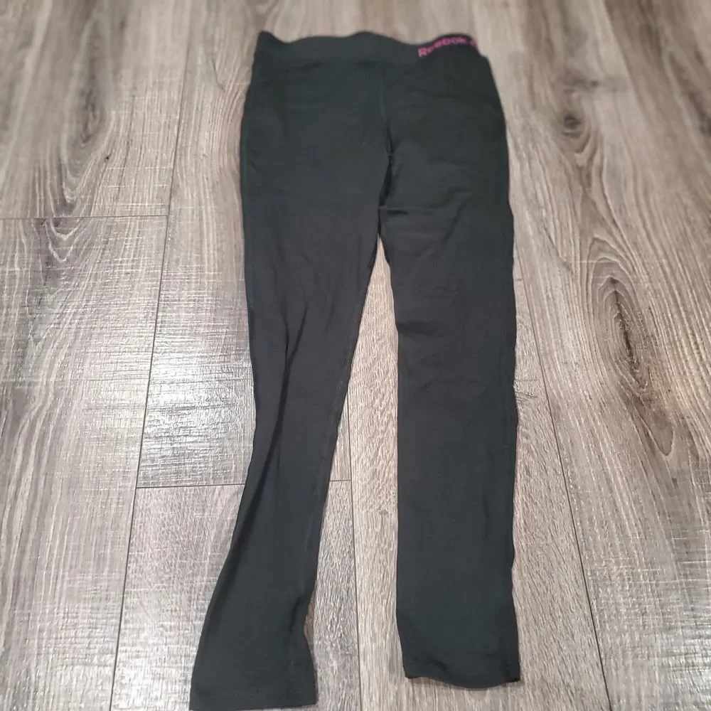 Girls Matching Set Size L Reebok Black and Pink Activewear Set